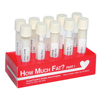 How Much Fat? Test Tube Display (Part 1)