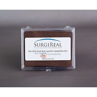 5-layer RealLayer Simulated Tissue Pad w/o Vessels (8.0 x 11.0 cm) - Dark Skin