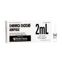 Demo Dose® Clear Ampule, 2mL, 10/Pack