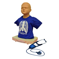 PAT Basic - Affordable Pediatric Auscultation Manikin, Dark Skin 