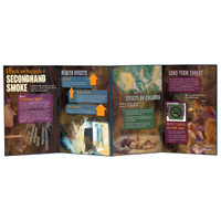 Effects & Hazards of Second hand Smoke Folding Display