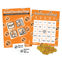 Alcohol Prevention Bingo