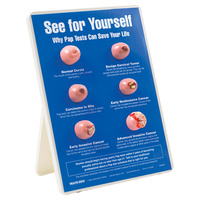 Pap Tests Easel Display
