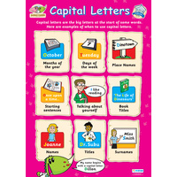 Early Learning School Poster- Capital Letters