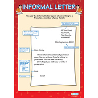 English school Poster - Informal Letter