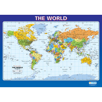 Geography school Poster- The World