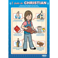 Religion Schools Poster - I Am a Christian