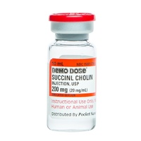  Demo Dose Succinl Cholin (Quelicn) 10 mL 20 mg/mL