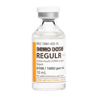 Demo Dose Regulr Insuln 100 units mL 10mL