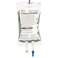 Demo Dose 5% Dextros and 0.9% Sodim Chlorid IV Fluid 250mL