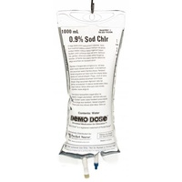 Demo Dose 0.9% Sodim Chlorid IV Fluid 1000mL