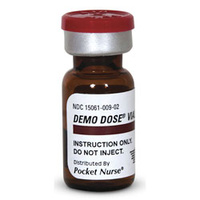 Demo Dose Mini Vial, 1 ml - Amber Vial