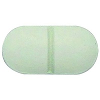 Demo Dose Caplet White Medium Oval Scored- 1000 Pills/Jar
