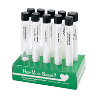 How Much Sugar? Test Tube Display