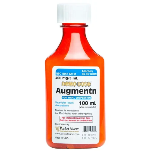 Demo Dose® Amoxicilln Clavulanc acd Augmentn 100 mL 400 mg/5 mL