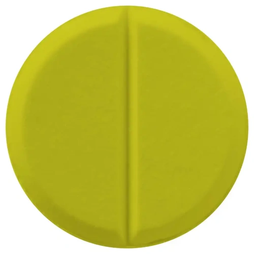 Demo Dose® Tablet Yellow Small Round Scored - 1,000 Pills/Jar