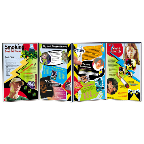 Smoking: Don't Get Burned Folding Display