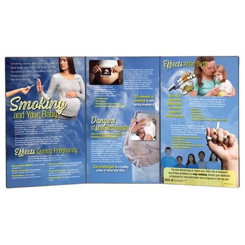Smoking and Your Baby Folding Display