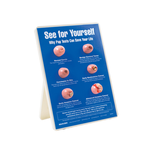 Pap Tests Easel Display