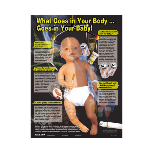 What Goes In Your Body Goes In Your Baby Chart