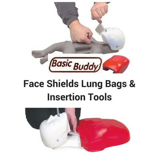 Basic Buddy Face Shields - Lung Bags - Insertion Tools