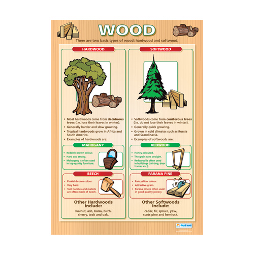 Design and Technology Schools Poster - Wood