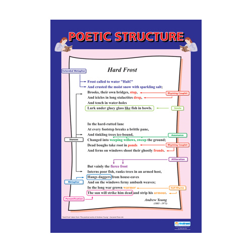 English school Poster - Poetic Structure