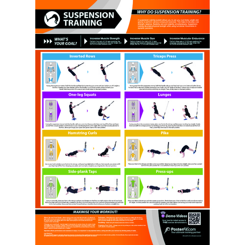   Gym and Fitness Chart - Suspension Training