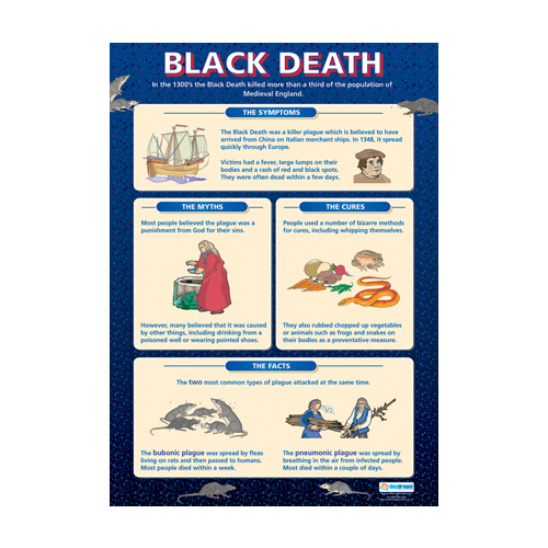 History Schools Posters -  Black Death