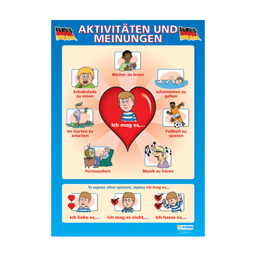   Modern Language School Poster- AktivitÌ_ten und Meinungen