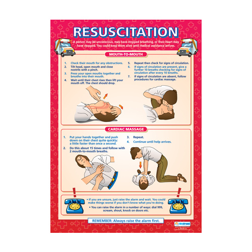 Personal, Social and Health School Posters - Resuscitation