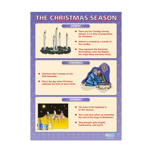  Religion School Poster-  The Christmas Season