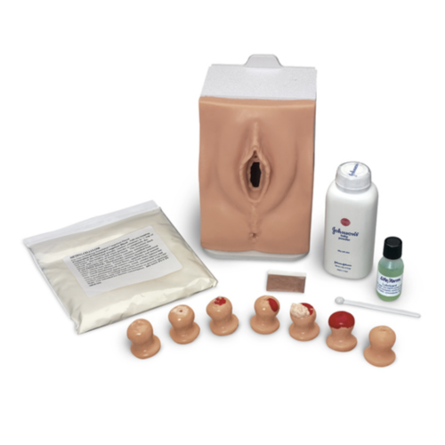 Life/form Cervical Exam and Pap Smear Test Trainer - Light