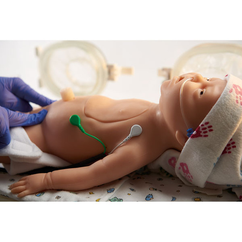 Life/form C.H.A.R.L.I.E. Neonatal Resuscitation Simulator with Interactive ECG Simulator