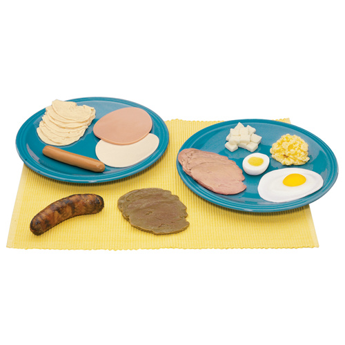 Food Replicas - Luncheon Meats and Eggs