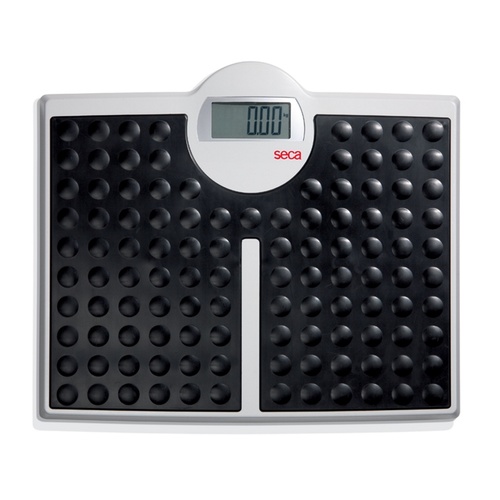 Seca 813 Flat Scale, Electronic, 200 kg/440 lbs Black Rubber Platform