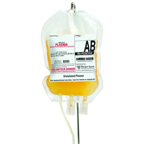 Demo Dose Simulated FFP AB Rh Positive