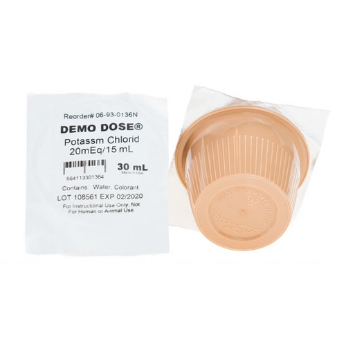 Demo Dose Potassim Chlorid 30 mL Oral Solution 20 mEq/ 15 mL