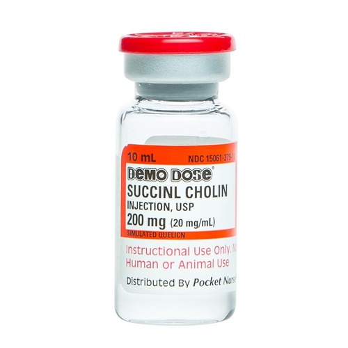  Demo Dose Succinl Cholin (Quelicn) 10 mL 20 mg/mL