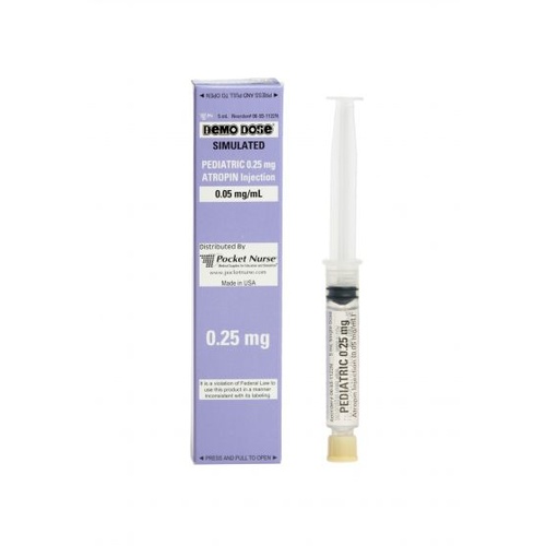 Demo Dose Atropin .25mg Pediatric 5mL