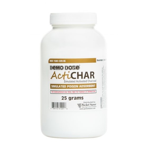 Demo Dose Acti Char 25 grams Simulated Poison Absorbent