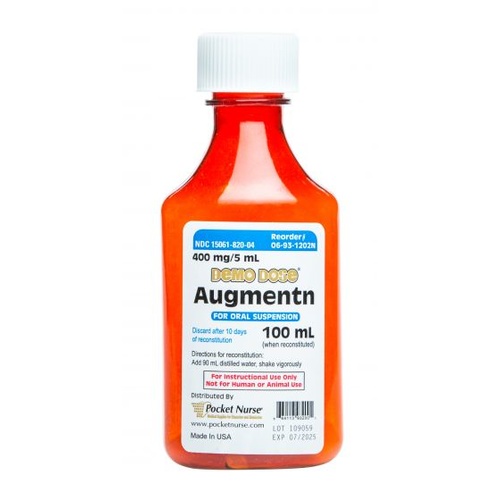 Demo Dose Amoxicilln Clavulanc acd Augmentn 100 mL 400 mg/5 mL