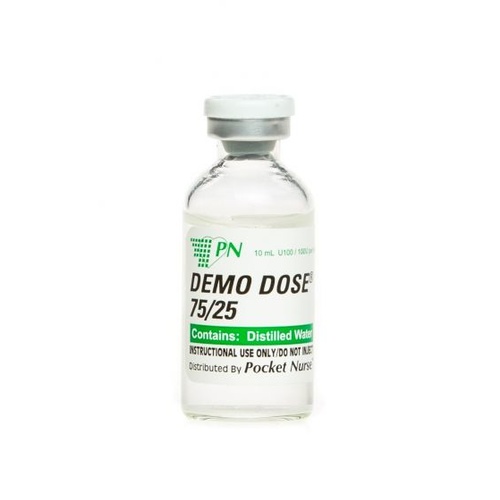 Demo Dose 75/25 Insuln 100 units mL 10 mL