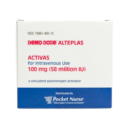 Demo Dose Activas Alteplas 100 mL 100 mg/100 mL