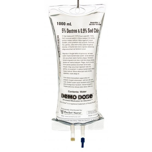 Demo Dose 5% Dextros and 0.9% Sodim Chlorid IV Fluid