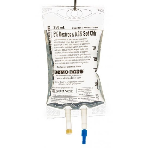 Demo Dose 5% Dextros and 0.9% Sodim Chlorid IV Fluid 250mL