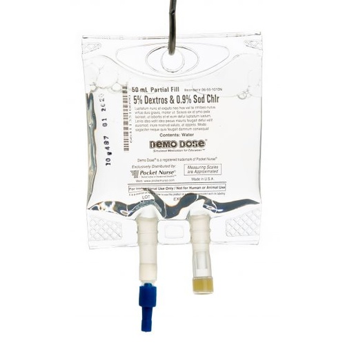 Demo Dose 5% Dextros and 0.9% Sodim Chlorid IV Fluid 50mL