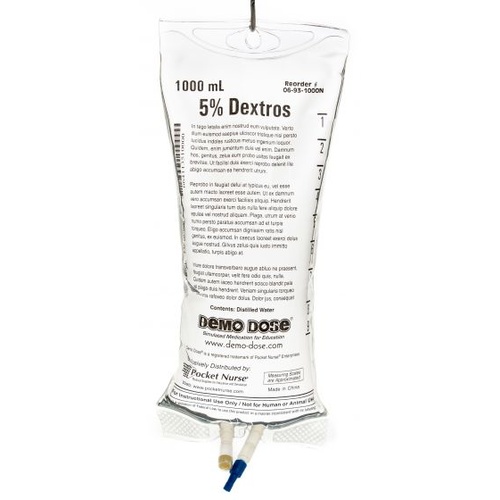 Demo Dose 0.9% Sodim Chlorid IV Fluid