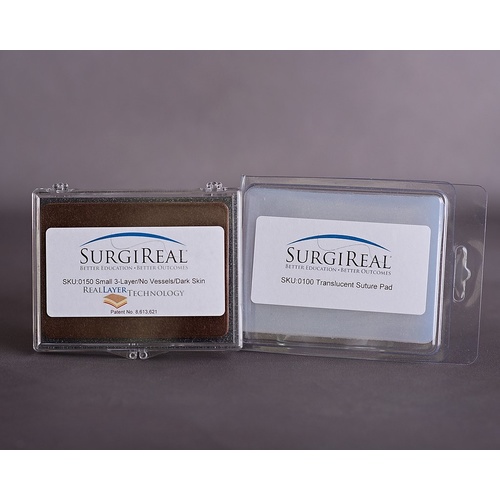 Product Bundle 1 - Two Simulated Tissue Pads -Translucent (0100) & 3-Layer RealLayer, Dark Skin (0150)