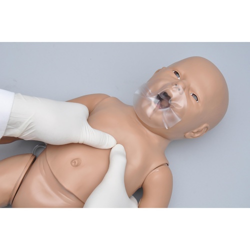 Newborn CPR and Trauma Care Simulator - with Code Blue Monitor plus with Intraosseous and Venous Access